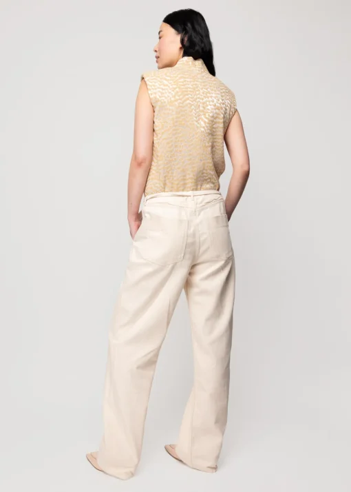 Jacquard Viscose Top