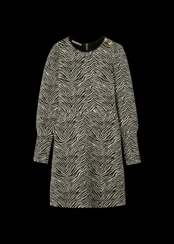 Jacquard Zebra Jurk