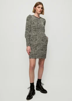 Jacquard Zebra Jurk