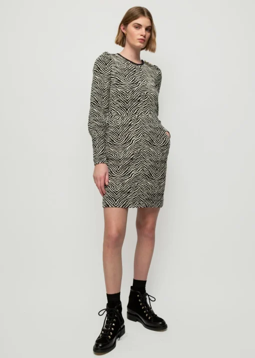Jacquard Zebra Jurk
