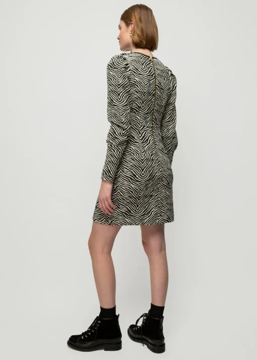 Jacquard Zebra Jurk