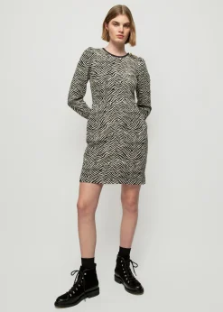 Jacquard Zebra Jurk