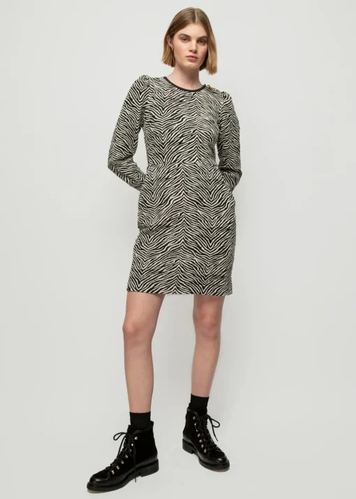 Jacquard Zebra Jurk