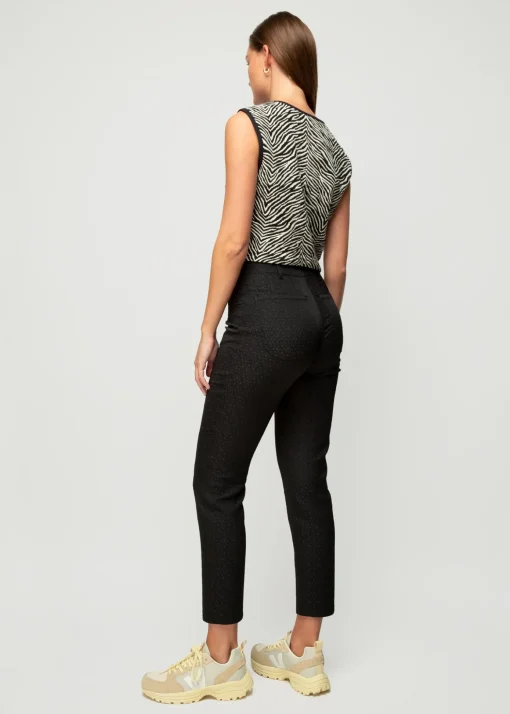 Jacquard Zebra Top