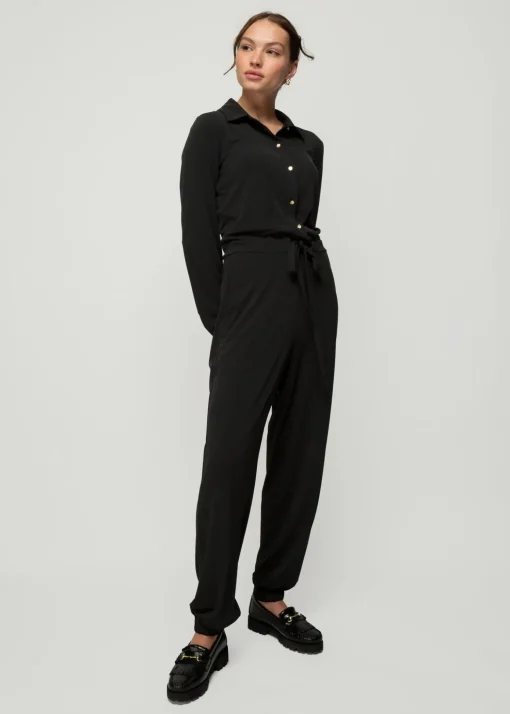 Jumpsuit Met Gouden Knopen
