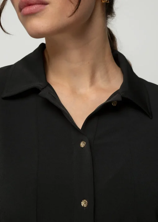 Jumpsuit Met Gouden Knopen