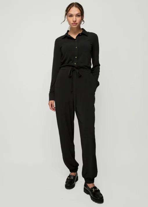 Jumpsuit Met Gouden Knopen