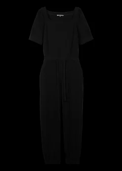 Katoenen Jumpsuit Met Vierkante Hals