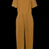 Katoenen Jumpsuit Met Vierkante Hals