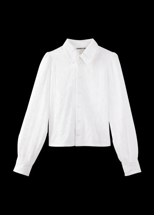 Katoenen Ripple Blouse