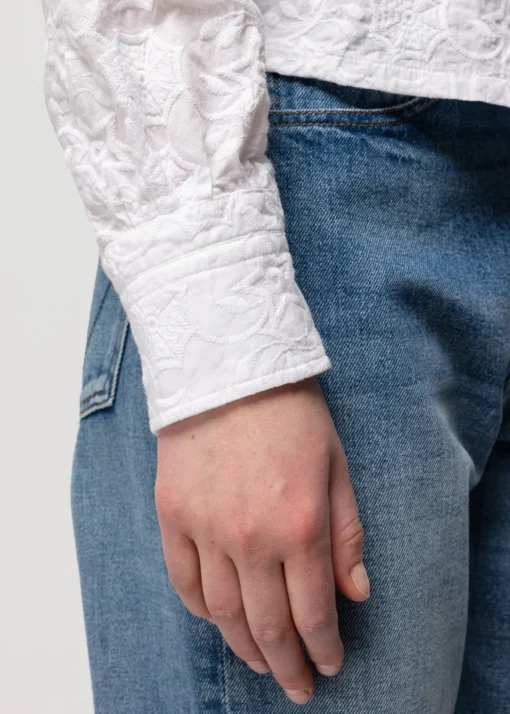 Katoenen Ripple Blouse