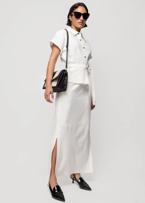 Linnen Maxi Rok