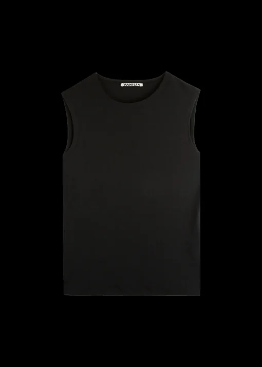 Mouwloze Tricot Top