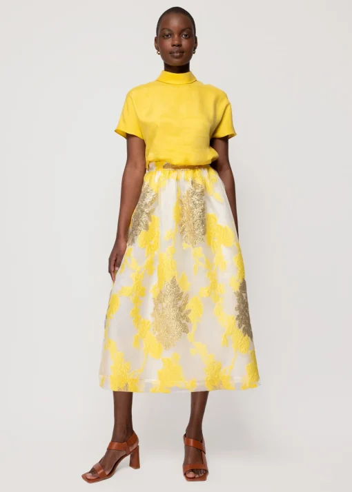 Organza Midi Rok