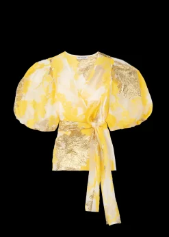 Organza Wrap Top