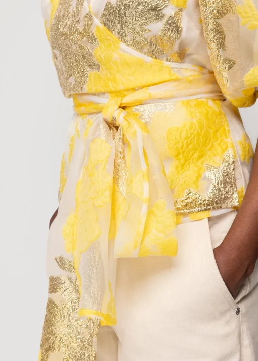 Organza Wrap Top