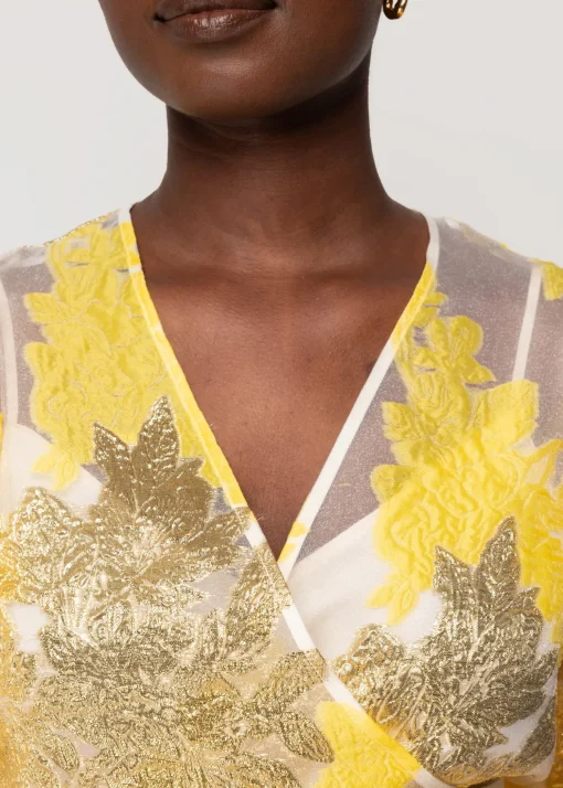 Organza Wrap Top