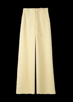 Pantalon Met Zigzag Structuur