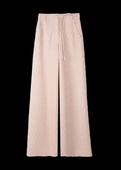 Pantalon Met Zigzag Structuur