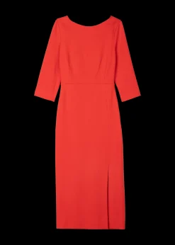 Punto Midi Jurk Met Split
