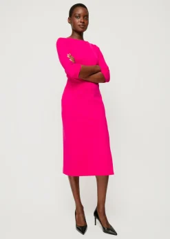 Punto Midi Jurk Met Split