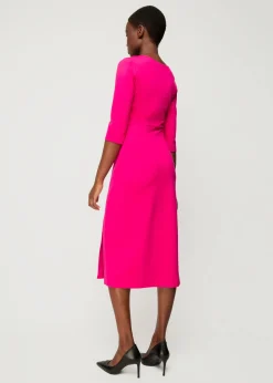 Punto Midi Jurk Met Split