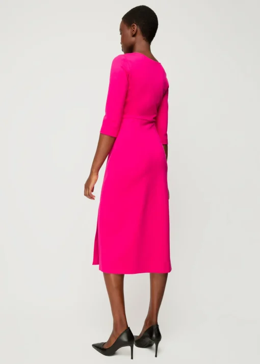 Punto Midi Jurk Met Split