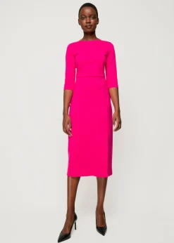 Punto Midi Jurk Met Split