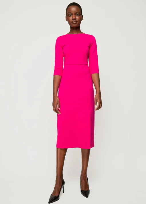Punto Midi Jurk Met Split