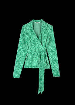 Retro Wrap Top