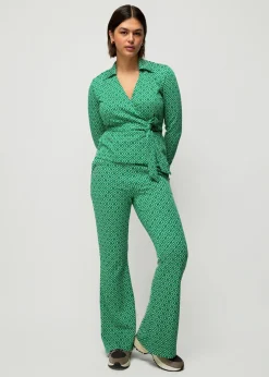 Retro Wrap Top