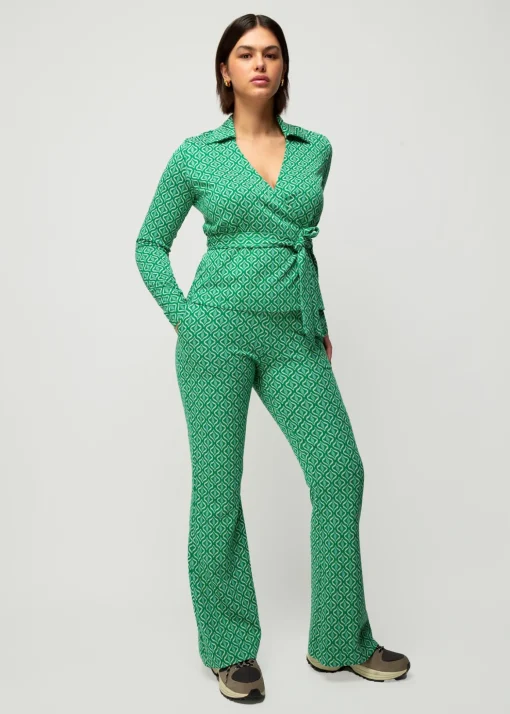 Retro Wrap Top