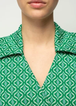 Retro Wrap Top