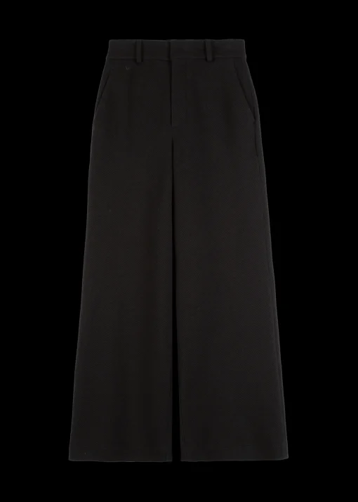 Rib Broek Met Rechte Pijp