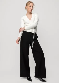 Rib Broek Met Rechte Pijp