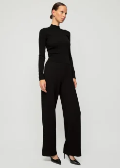 Rib Broek Met Rechte Pijp