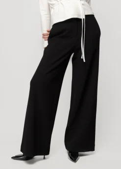 Rib Broek Met Rechte Pijp