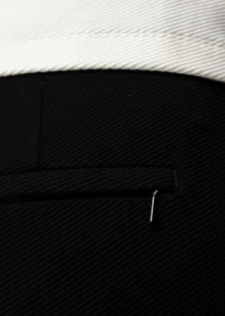 Rib Broek Met Rechte Pijp