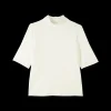 Rib Top Met Col