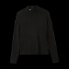 Rib Top Met Col