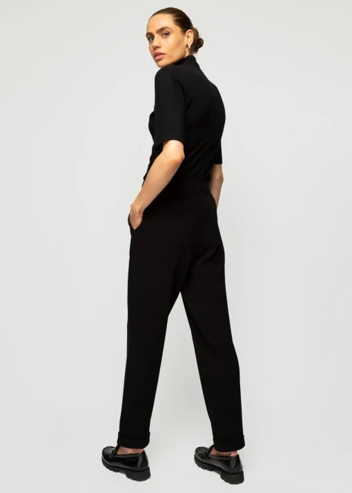 Rib Top Met Col