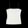 Rib Top Met Contrastboorden