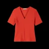 Rib Top Met V-Hals