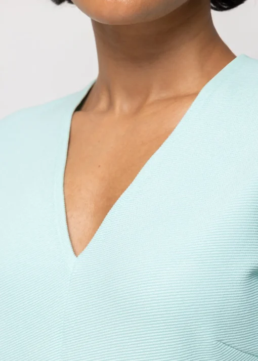 Rib Top Met V-Hals