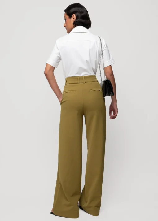 Stretch Blouse Met Korte Mouw
