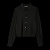 Tricot Blouse Met Luxe Knopen