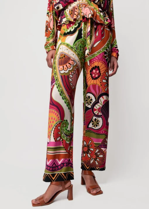 Tricot Broek Met Print