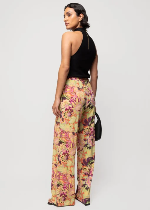 Tricot Broek Met Print