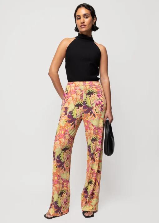 Tricot Broek Met Print