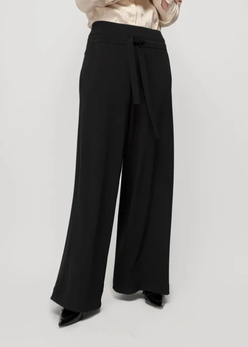 Tricot Broek Met Wijde Pijp